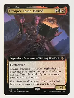 Prosper, Tome-Bound Extended Art Adventures in Forgotten Realms Non-Foil MTG NM - Image 1