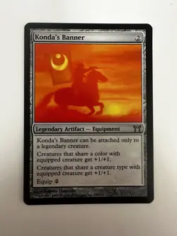 Konda's Banner *Champions of Kamigawa* MTG Magic the Gathering - Image 1