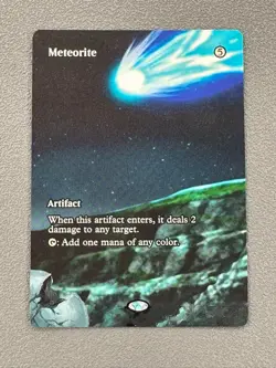 Meteorite MTG Avatar: The Last Airbender Eternal Hand Painted Full Altered Art v - Image 1
