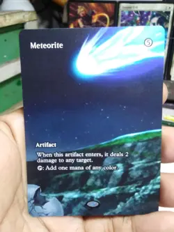 Meteorite MTG Avatar: The Last Airbender Eternal Hand Painted Full Altered Art v - Image 2