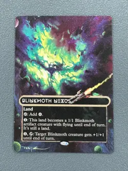 Blinkmoth Nexus MTG Edge of Eternities Hand Painted Altered Borderless Art Tentz - Image 1