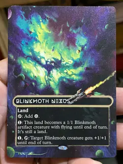 Blinkmoth Nexus MTG Edge of Eternities Hand Painted Altered Borderless Art Tentz - Image 2