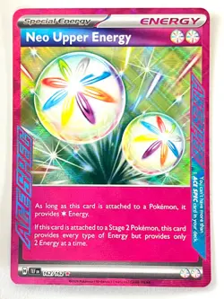 Neo Upper Energy 162/162 Ace Spec Temporal Forces - Pokemon TCG - Near Mint NM - Image 1
