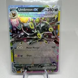 Umbreon EX 60/131 Pokemon Double Rare Holo Card Prismatic Evolutions - Image 1