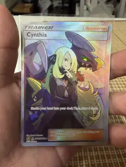 CYNTHIA SV82/SV94 FULL ART TRAINER 2019 POKEMON HIDDEN FATES SHINY VAULT - Image 1