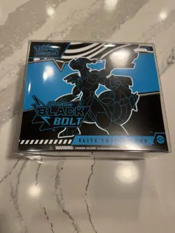 Pokemon TCG Black Bolt Elite Trainer Box Etb Factory Sealed NEW With Case - Image 1