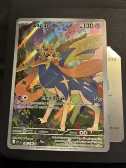Pokemon TCG - Zacian 100/094 - Phantasmal Flames - Secret Rare - NM/M - Image 1