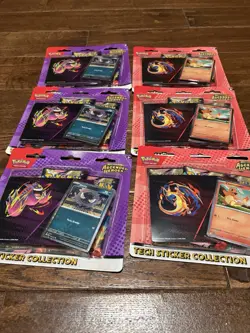 Pokemon TCG Ascended Heroes Tech Sticker Collection x6 Sealed - Image 1