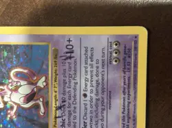 Pokemon TCG Mewtwo Base Set Shadowless Holo Rare 010/102 English Basic 60 HP - Image 4
