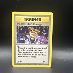 Pokemon Imposter Oak's Revenge Team Rocket 1st Edition (76/82) - Image 1