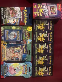 Pokemon TCG Sealed Lot - Knock Out Collection, Boosters, Trick or Trade Packs - Image 1