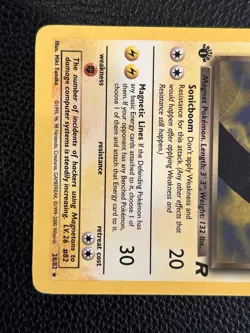 Pokemon Dark Magneton 28/82 Non-Holo Rare 1st Edition - Image 3
