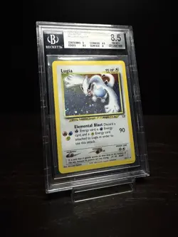 Pokemon 2000 Neo Genesis Unlimited #9 Lugia Holo R BGS 8.5 - Image 2