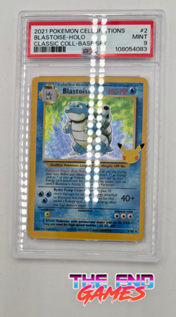 PSA 9 Blastoise Base Celebrations Classic Collection Set Pokemon Holo #2 SALE! - Image 1
