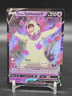 Pokemon SWSH10: Astral Radiance #053/189 Ultra Rare Hisuian Typhlosion V - Image 1