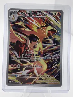 Pokemon Destined Rivals Ethan's Typhlosion 190/182 Illustration Rare 005 - Image 1