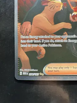 Pokemon Giovanni's Charisma 151 204/165 Special Illustration Rare Holo (NM) - Image 4