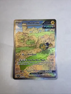 Pokemon TCG Iron Hands EX 248/182 SV Paradox Rift Holo- NM/M Condition - Image 1