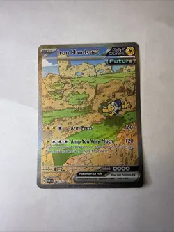 Pokemon TCG Iron Hands EX 248/182 SV Paradox Rift Holo- NM/M Condition - Image 2