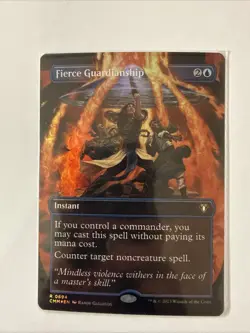 Fierce Guardianship Borderless Foil - Mythic - Commander Masters MTG - Image 1