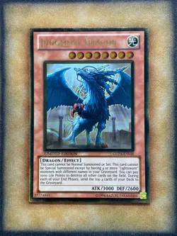 Yugioh Judgment Dragon GLD3-EN016 Gold Rare Limited Edition NM - Image 1