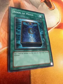 Book of Moon Super Rare CP01-EN002 Champion English Moderate Play Yugioh TCG - Image 1