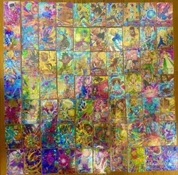 Dragon Ball Heroes Card Lot x70 Super Dragon Ball Z Japanese Holo Cards - Image 1