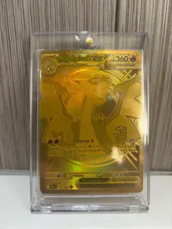 Pokemon Cards Mega Charizard X ex 130/094 Phantasmal Flames Mega Hyper Rare NM - Image 1