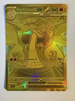 Pokemon Cards Mega Charizard X ex 130/094 Phantasmal Flames Mega Hyper Rare NM - Image 1
