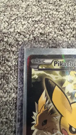 HP Pokemon Pikachu EX XY124 Black Star Promo 2016 Holo Card TCG - Image 3