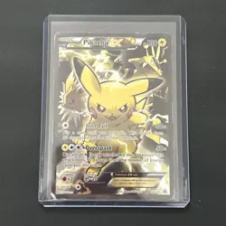 Pokemon Pikachu EX XY124 Black Star Promo 2016 Holo Card TCG HP - Image 1