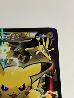 HP Pokemon Pikachu EX XY124 Black Star Promo 2016 Holo Card TCG - Image 5