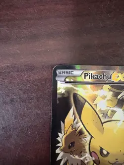 HP Pokemon Pikachu EX XY124 Black Star Promo 2016 Holo Card TCG - Image 5