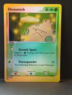 Vintage Pokemon - Shroomish 78/100 EX Sandstorm - Reverse holo NM-M - Image 1