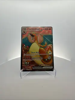 2023 Pokemon SV 151 MEW EN Charizard ex Ultra Rare #183/165 - Image 1