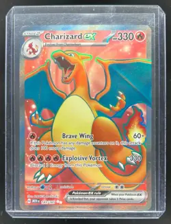 2023 Pokemon SV 151 MEW EN Charizard ex Ultra Rare #183/165 - Image 1