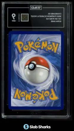 2023 POKEMON SV 151 - MEW EN #183/165 CHARIZARD EX ULTRA RARE TAG 9 - Image 2