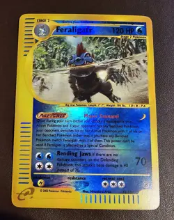 Pokemon TCG Feraligatr Reverse Holo Card 47/165 Expedition LP/MP 🔥 - Image 1
