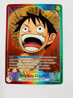 ONE PIECE TCG OP13-OO1 MONKEY D LUFFY ALT ART LEADER AA CARD GAME CCG ENGLISH - Image 1