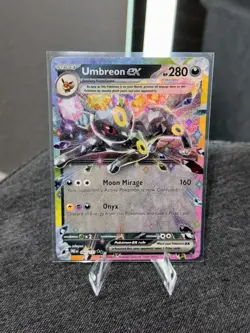Umbreon EX 60/131 Pokemon Double Rare Holo Card Prismatic Evolutions - NEAR MINT - Image 1