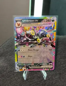 Umbreon EX 60/131 Pokemon Double Rare Holo Card Prismatic Evolutions - NEAR MINT - Image 2