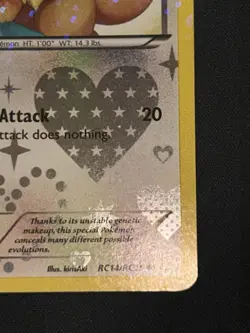Eevee Legendary Treasures: Radiant Collection UC Holo Card RC14/RC25 2013 LP-MP - Image 3