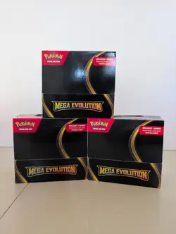 3 Booster Boxes Pokemon Mega Evolution Bulk C,U,Rares,Holos,Reverse 1000+ Cards - Image 1