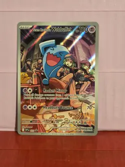 Team Rocket's Wobbuffet 203 Promo Pokemon SV: Scarlet & Violet Promo Cards - Image 1