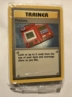 Pokemon TCG Base Set Trainer Deck - Pokedex Theme - Sealed 30 Card Set WOTC - Image 1