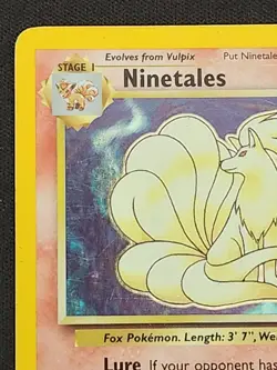 2002 Pokemon Card Ninetales 17/110 Holo Legendary Collection Holographic - Image 3