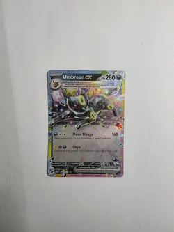 Pokemon TCG Umbreon EX 60/131 Double Rare Holo Card Prismatic Evolutions - Image 1