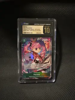 One Piece Perona OP12-034 SR legend of the master AA CGC Pristine 10 - Image 1