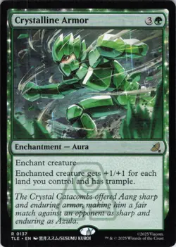 MTG Crystalline Armor (137) | NM | Avatar: The Last Airbender {TLE} - Image 1