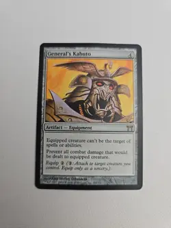 General's Kabuto - (Champions of Kamigawa, Rare, English) MTG COK NM/LP - Image 1